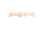 Holzspielzeug - Bigjigs Wooden Rails - 2-sided Left/Right Split - BJT174