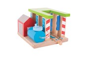 Holzspielzeug - Bigjigs Wooden Rails - Car Wash for Trains - BJT250