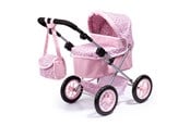 Puppen & Zubehör - Bayer Design Trendy Doll's Pram - Leopard Pink - 13002AA
