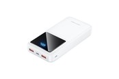 Powerbank (Akku) - Vention Powerbank FHLW0 20000mAh Micro-USB USB-C 2xUSB-A 22.5W (white) - 20000 mAh - FHLW0