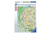 Puzzle - Ravensburger Jigsaw Puzzle Map Of Seville 1000pcs. - 176076