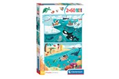 Puzzle - Clementoni Jigsaw Puzzle Super Color Life at Sea 2x60pcs. - 24817