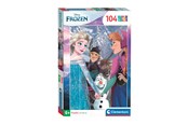 Puzzle - Clementoni Jigsaw Puzzle Super Color Disney Frozen 104pcs. - 25742