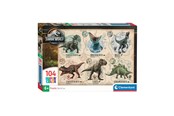 Puzzle - Clementoni Jigsaw Puzzle Super Color Jurassic World 104pcs. - 27179
