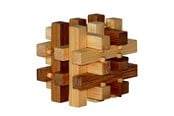 Puzzle - Eureka 3D Bamboo Brain Puzzle Slide 3D Puzzle - 52473132