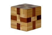 Puzzle - Eureka 3D Bamboo Brain Puzzle Cube 3D Puzzle - 52473131