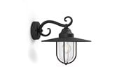 Lampen - Philips Pasture wall lantern black 1x60W 230V - 915005308801