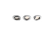 Lampen - Philips DONEGAL recessed downlight, round, 3-pack, chrome - 915005423831