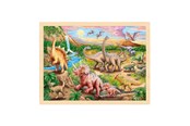 Puzzle - Goki Wooden Jigsaw Puzzle Dinosaur 96pcs. Holz - 57348