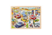 Puzzle - Goki Wooden Jigsaw Puzzle Gas Station 96 pcs. Holz - 57337