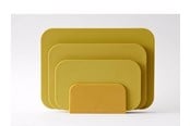 Küchenzubehör - Rosti Chopping board set Choptima 3 pc - Curry - 27822