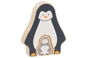Puzzle - Goki Wooden Puzzle Standing Penguin 2 pcs. Holz - 57333