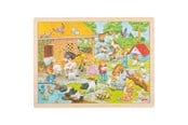 Puzzle - Goki Wooden Jigsaw Puzzle Petting Zoo 48 pcs. Holz - 57685
