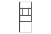 Wandhalterungen, AV-Halterungen & AV-Möbel - Multibrackets M Pro Series mounting kit - back-to-back - for LCD display - medium - black - Max 50 kg - recommended for 55" - 7350022736962