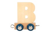 Kinderzimmer - Small Foot - Wooden Letter Train Polar - B - 12572