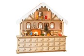 Holzspielzeug - Small Foot Wooden Advent Calendar Living Room with Lights - 10546