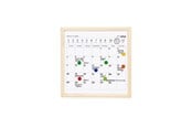 Schilder und Karten - Kikkerland - Mini White Board Calendar (MH76-S) - MH76-S
