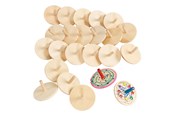 Spielzeug - Colorations - Wooden Spinning Tops Set of 24 - CHWHIRL