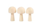 Bausets - Creativ Company Wooden Mushroom 3 pcs. - 56935