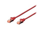 Netzwerk - Kabel - DIGITUS patch cable - 10 m - red RAL 3020 - 10m - DK-1644-100/R
