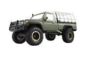 Ferngesteuert - Amewi AMX Rock RCX8BS Scale Crawler Pick-Up 1:8 RTR Military Green - 22474
