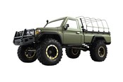 Ferngesteuert - Amewi AMX Rock RCX8PS Scale Crawler Pick-Up1:8 RTR Military Green - 22475