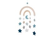 Baby Spielzeug - Goki Wooden Baby Mobile Starry Sky Blue - 52876
