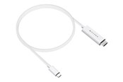 Display Kabel - Hyper 4K USB-C to HDMI Cable 2.5m - White - HD6007WHGL