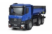 Ferngesteuert - Amewi Mercedes-Benz Arocs Licensed Tipper Lorry 2.4GHz RTR Blue - 22537