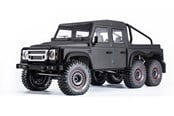 Ferngesteuert - Amewi AMXRock RCX10.3P Scale Crawler 6x6 Pick-Up 1:10 ARTR Grey - 22558