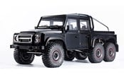 Ferngesteuert - Amewi AMXRock RCX10.3P Scale Crawler 6x6 Pick-Up 1:10 ARTR Black - 22559