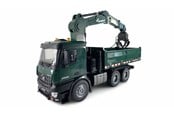 Ferngesteuert - Amewi Mercedes-Benz Arocs Licensed Crane Lorry with Tipper RTR green - 22568