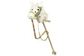 Puppen & Zubehör - Goki Wooden Hobby Horse White - 53940