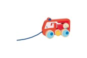 Baby Spielzeug - Goki Wooden Pull Figure Fire Brigade 112 - 54856