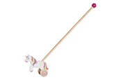 Baby Spielzeug - Goki Wooden Push Figure Unicorn - 54869