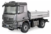 Ferngesteuert - Amewi Mercedes-Benz Arocs Hydraulic Dumper Lorry Basic 4x2 1:14 RTR Grey - 22615
