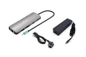 Dockingstationen - I-Tec USB-C Metal Nano 2x Display Docking Station with PD 100 W + Charger 100W - C31NANOHDM2D100