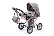 Puppen & Zubehör - Bayer Design Doll's Pram City Star Grey (13633AA) - 13633AA