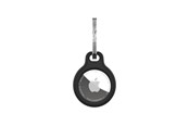 Handys - Anderes Zubehör - FIXED Silky Silicone Apple AirTag Keychain Case - Black - FIXSILD-756-BK