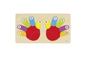 Puzzle - Goki Wooden Counting Puzzle Hand 14 pcs. Holz - 57875
