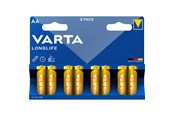 Batterien und Akkus - VARTA Longlife 4106 battery - 8 x AA / LR6 - Alkaline - 04106101418