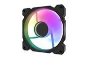 Gehäuselüfter - Darkflash DR08 3-in-1 Cooling Fan (Black) - Gehäuselüfter - 120mm - Schwarz mit RGB LED - 30 dBA - DR08 3IN1 Black