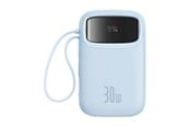Powerbank (Akku) - Baseus QPow 2 10000mAh 30W 2xUSB-C powerbank (blue) Powerbank (Akku) - Blau - 10000 mAh - P10055008313-00