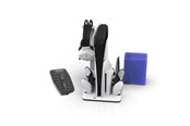Gaming Zubehör - iMP TECH DLX Stand - Charges Controllers(inc. Edge) 3sp Fan w. game headset and remote store - Sony PlayStation 5 - PS5DLXALL