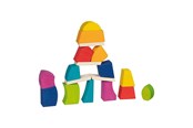 Baby Spielzeug - Goki Wooden Building Blocks Creo 14 pcs. - 58355