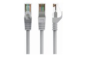 Netzwerk - Kabel - Gembird Cablexpert patch cable - 50 cm - grey - Grau - 0.5m - PP6U-CU-0.5M