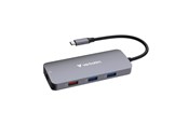 USB-Hubs - Verbatim CMH 09 - Hub - 9 Ports USB-Hubs - 9 - Grau - 32152