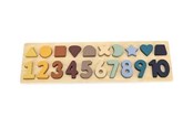 Baby Spielzeug - Magni Puzzle with numbers and shapes - 3296