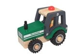 Holzspielzeug - Magni Wooden Tractor with Rubber Wheels - 3895