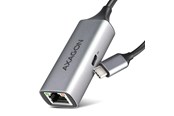 Netzwerkadapter (Netzkarte, Druckserver, u.s.w.) - AXAGON ADE-TXPD USB-C Gigabit Ethernet Adapter Power Delivery 100W - ADE-TXPD